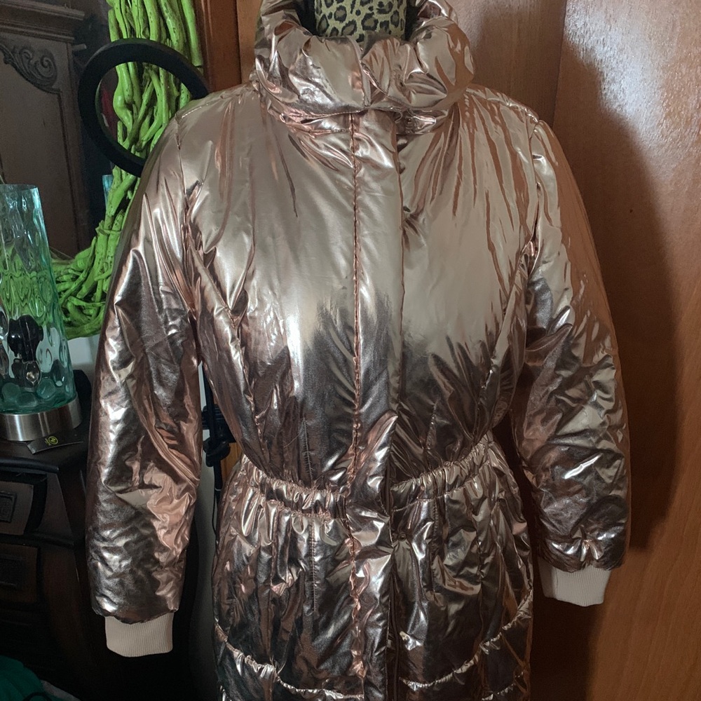 Rose Gold Metallo Coat
